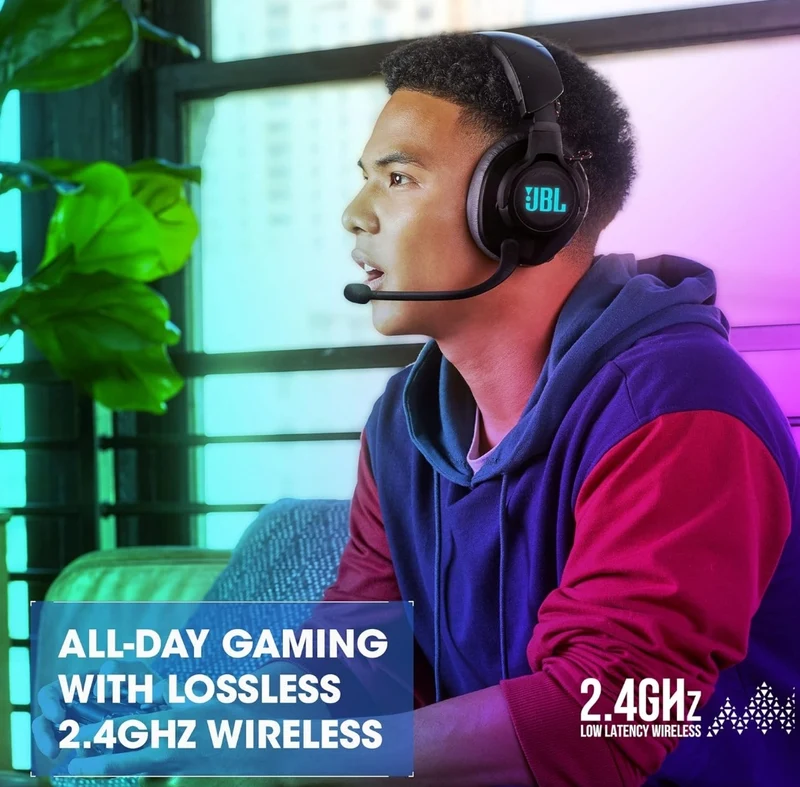 JBL Quantum 610 Wireless Over-Ear Gaming Headset - BLACK