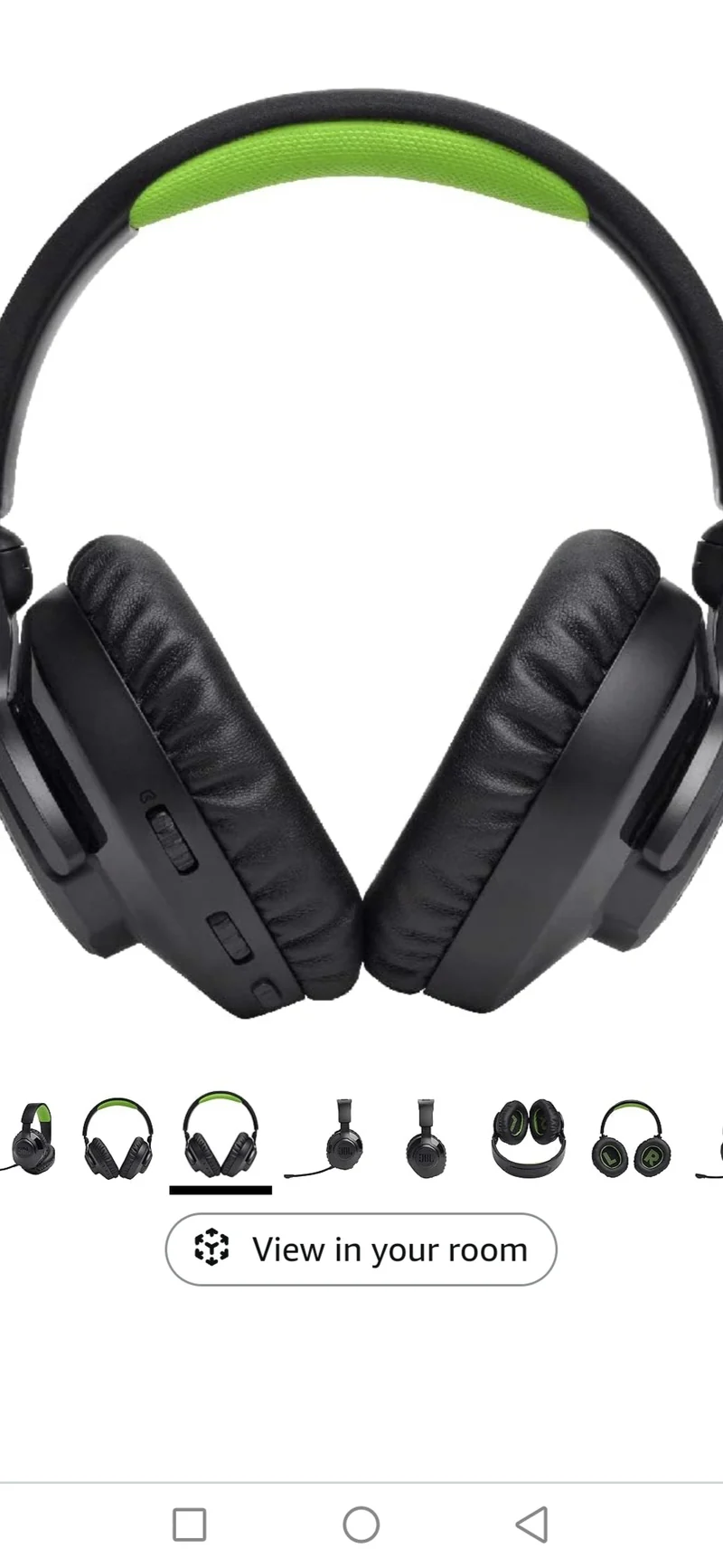 JBL Quantum 360X - Wireless Consol Over-Ear Gaming Headset Sonic Surround Sound (Black)