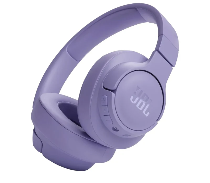 JBL Tune 720BT - Wireless Over-Ear Headphones with JBL Pure Bass Sound, Bluetooth - (Purple)