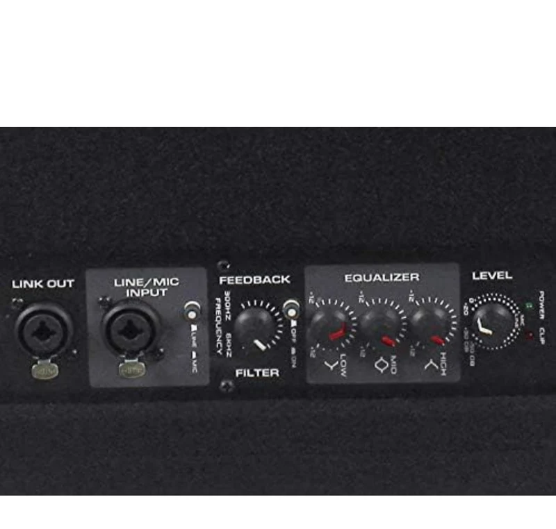 Rockville RSM15A 15" 1400 Watt 2-Way Powered Active Stage Floor Monitor Speaker