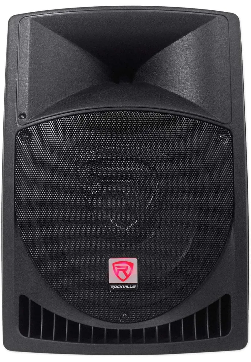 Rockville RPG12 12" 800W Powered DJ PA Speaker with Bluetooth, Deep Bass, 2 Channel Mixer, EQ, Wireless Remote