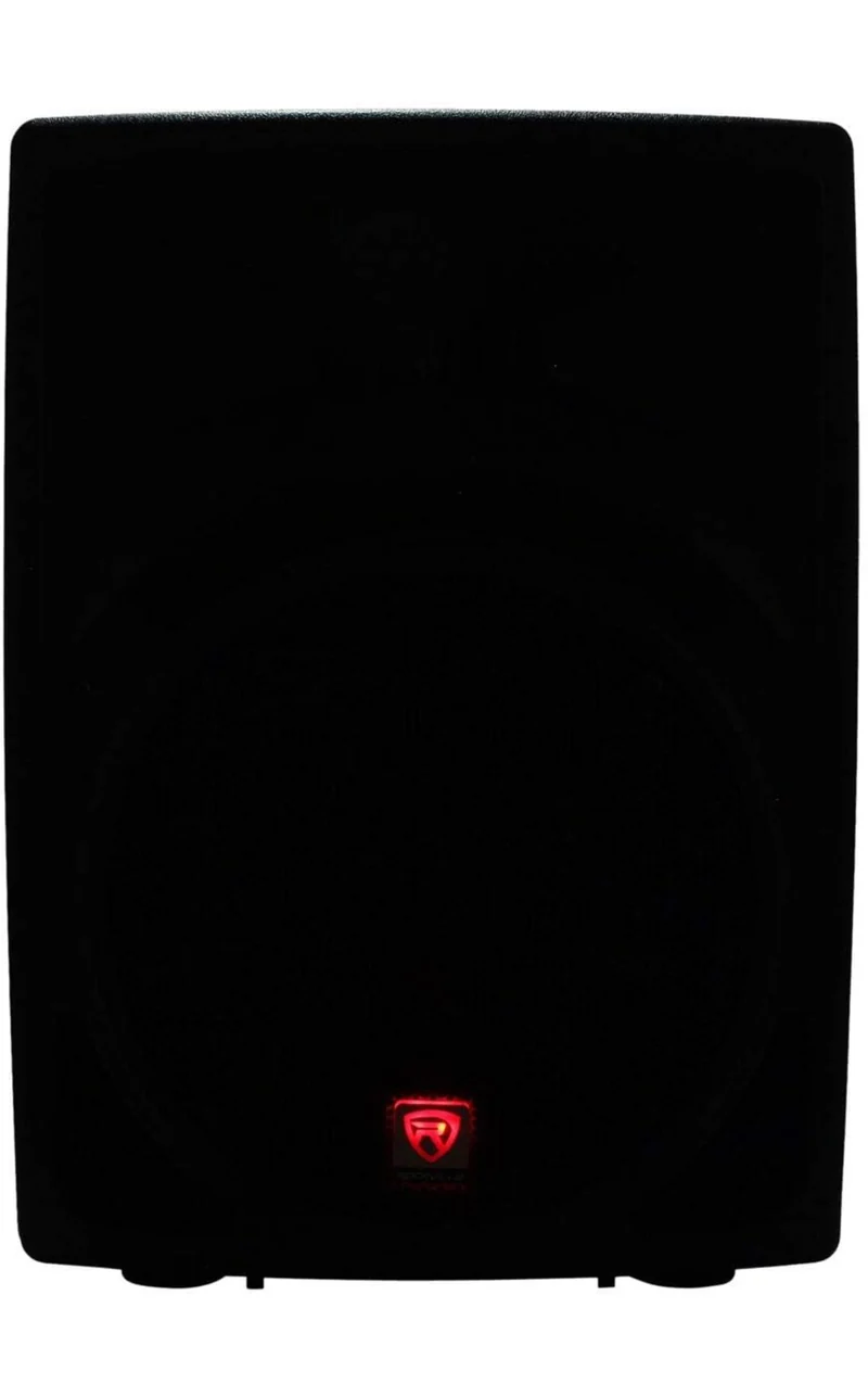 Rockville RPG10 10" 600W Powered DJ PA Speaker System, Deep Bass, 2 Channel Mixer, EQ - Perfect for Live Music, Events, and Parties