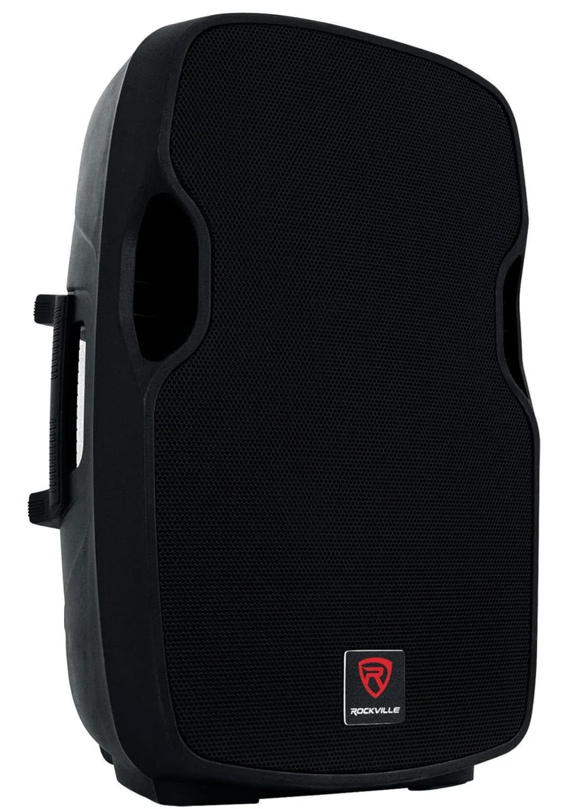 Rockville BPA15 15" 800W Powered PA DJ Speaker with Bluetooth, XLR, 1/4", RCA, 1/8" Inputs, USB/SD Music Player, Deep Bass, Remote Included