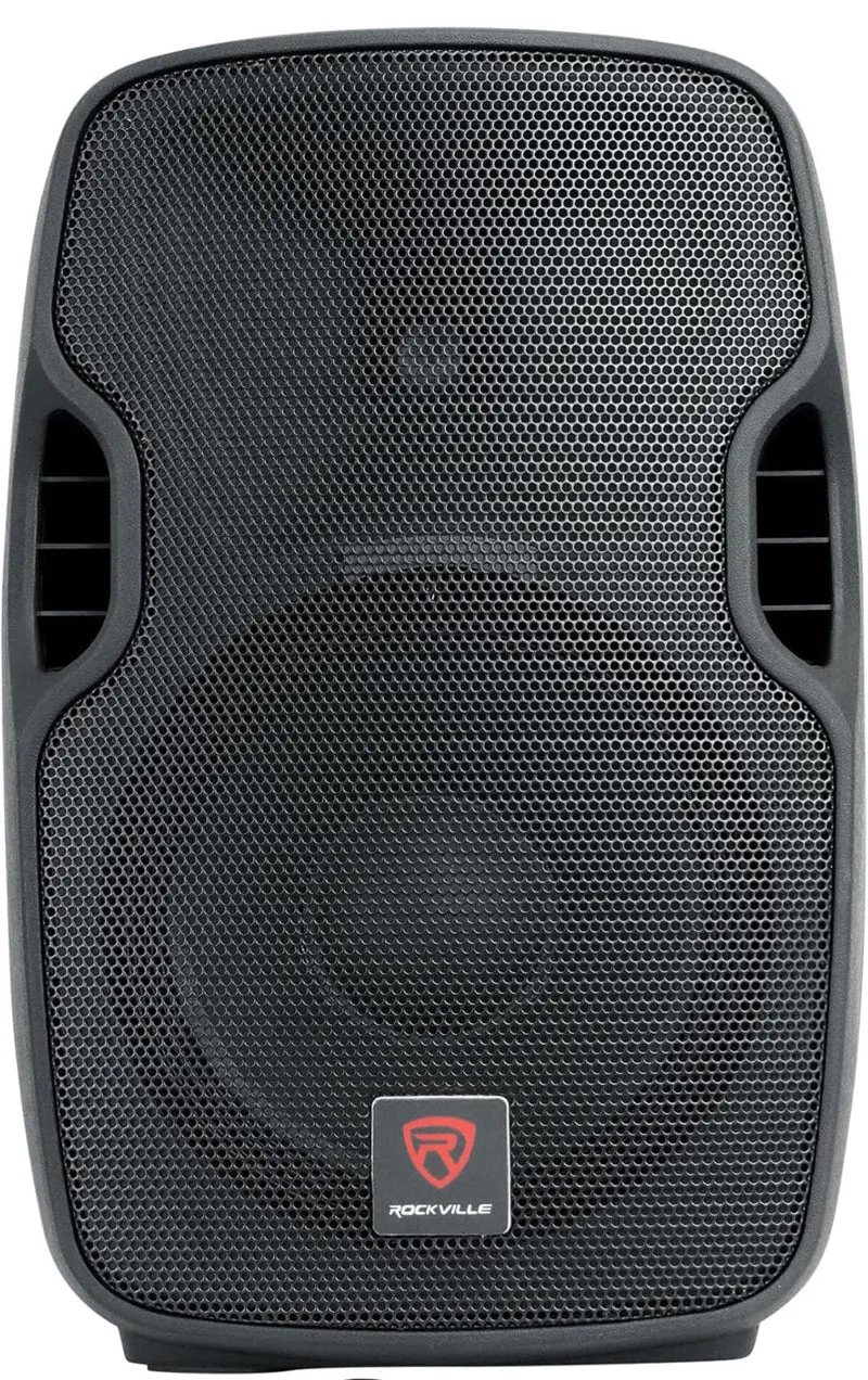 Rockville BPA10 10" 400W Powered PA DJ Speaker with Bluetooth, XLR, 1/4", RCA, 1/8" Inputs, USB/SD Music Player, Deep Bass, Remote Included