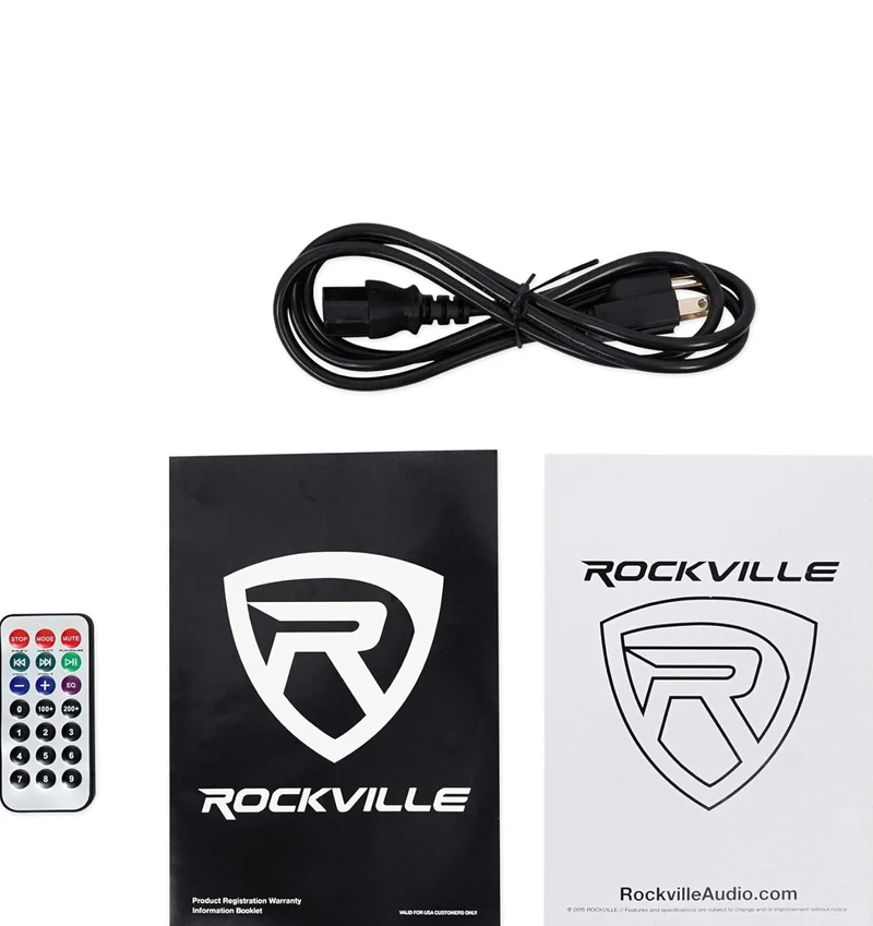 Rockville BPA12 600W 12" Powered Active DJ PA Speaker, Bluetooth, USB/SD Inputs, Portable, Perfect for Events and Performances
