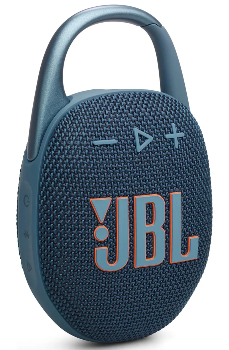 JBL Clip 5 - Ultra-Portable, Waterproof & Dustproof Bluetooth Speaker, Big Pro Sound with Punchy bass - (Blue)