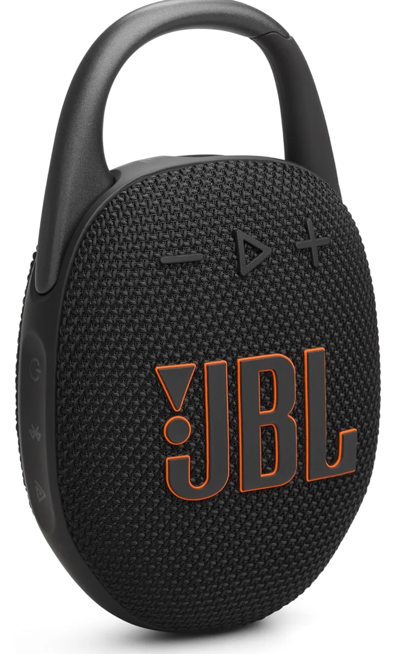 JBL Clip 5 - Ultra-Portable, Waterproof & Dustproof Bluetooth Speaker, Big Pro Sound with Punchy bass - (Black)