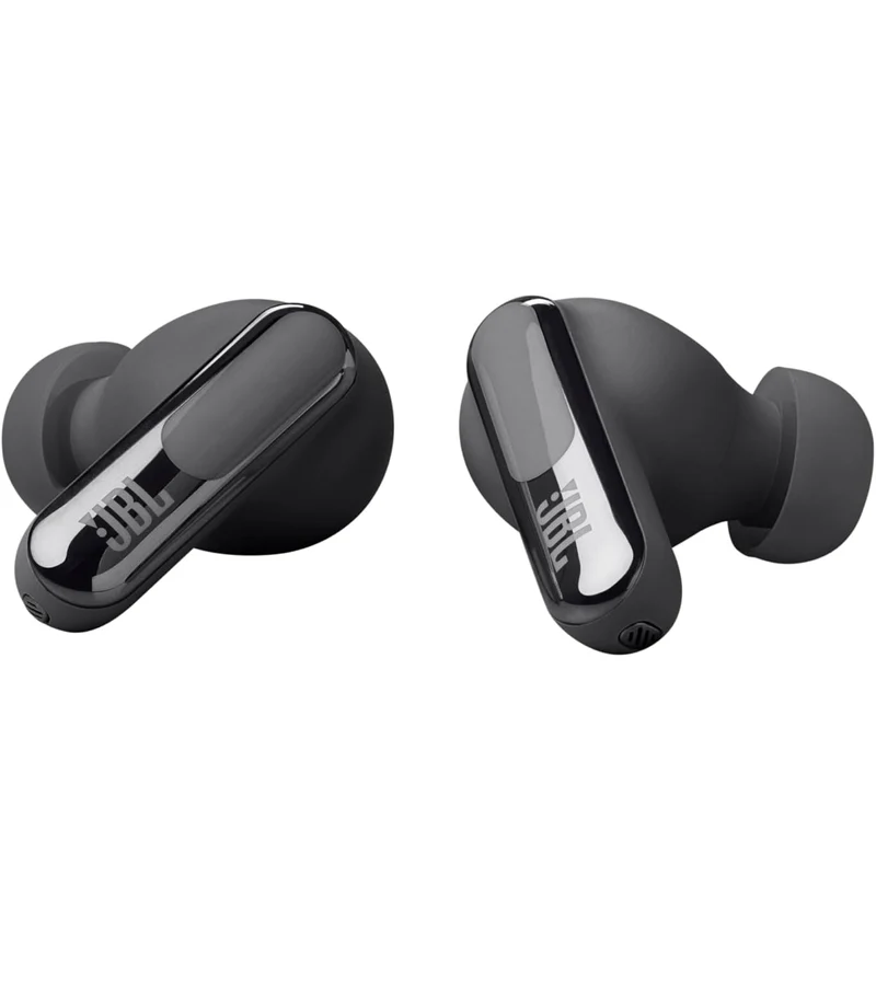 JBL Live Beam 3 - True Wireless Noise-Cancelling Stick-Closed Earbuds, 48Hrs Total Playback, Wireless Charging, 6 Mics for Perfect Calls, Multi-Point Connection, IP55 Waterproof and dustproof (Black)