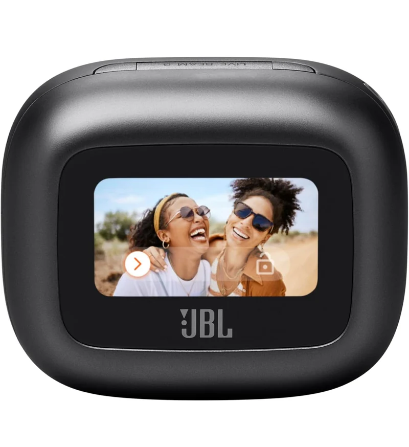 JBL Live Beam 3 - True Wireless Noise-Cancelling Stick-Closed Earbuds, 48Hrs Total Playback, Wireless Charging, 6 Mics for Perfect Calls, Multi-Point Connection, IP55 Waterproof and dustproof (Black)
