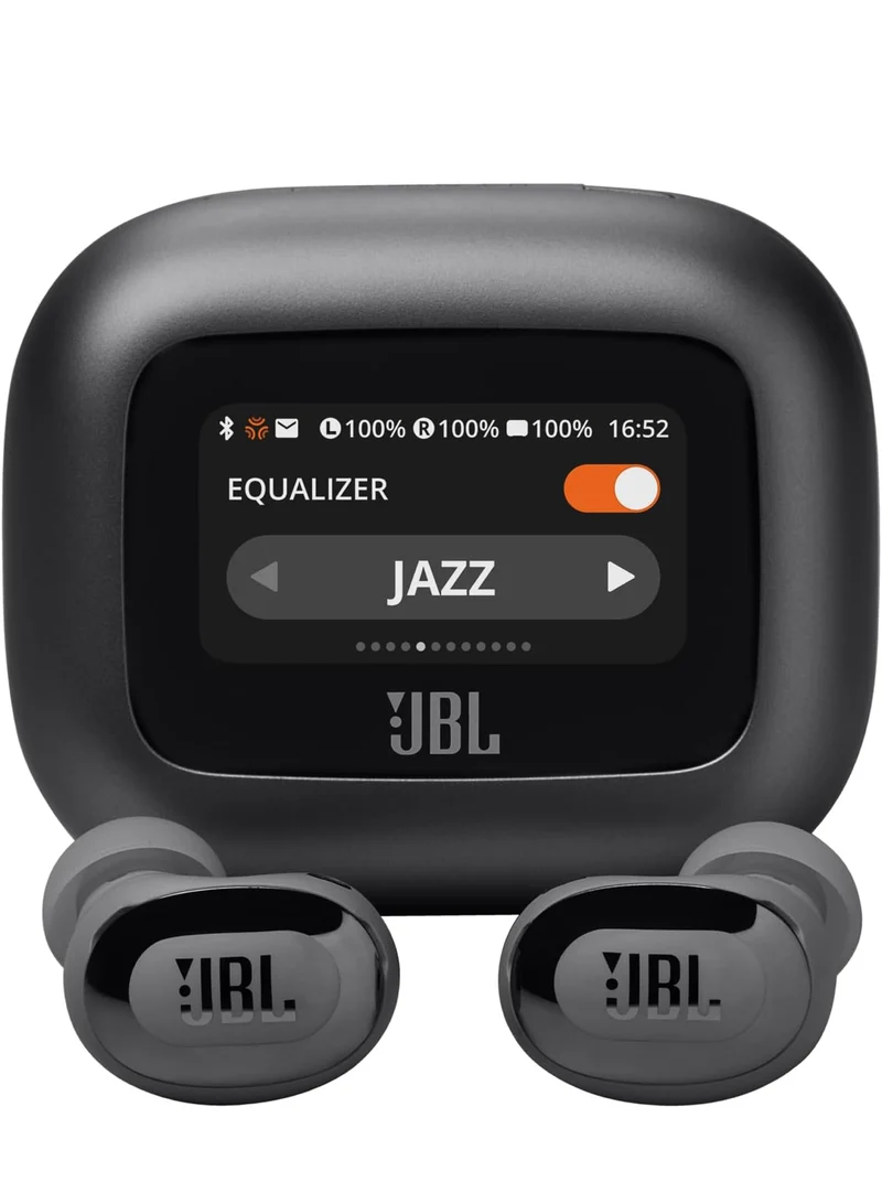 JBL Live Buds 3 - True Wireless Noise-Cancelling Bud-Type Earbuds, 40Hrs Total Playback, Wireless Charging, 6 Mics for Perfect Calls, Multi-Point Connection, IP55 Waterproof and dustproof (Black)