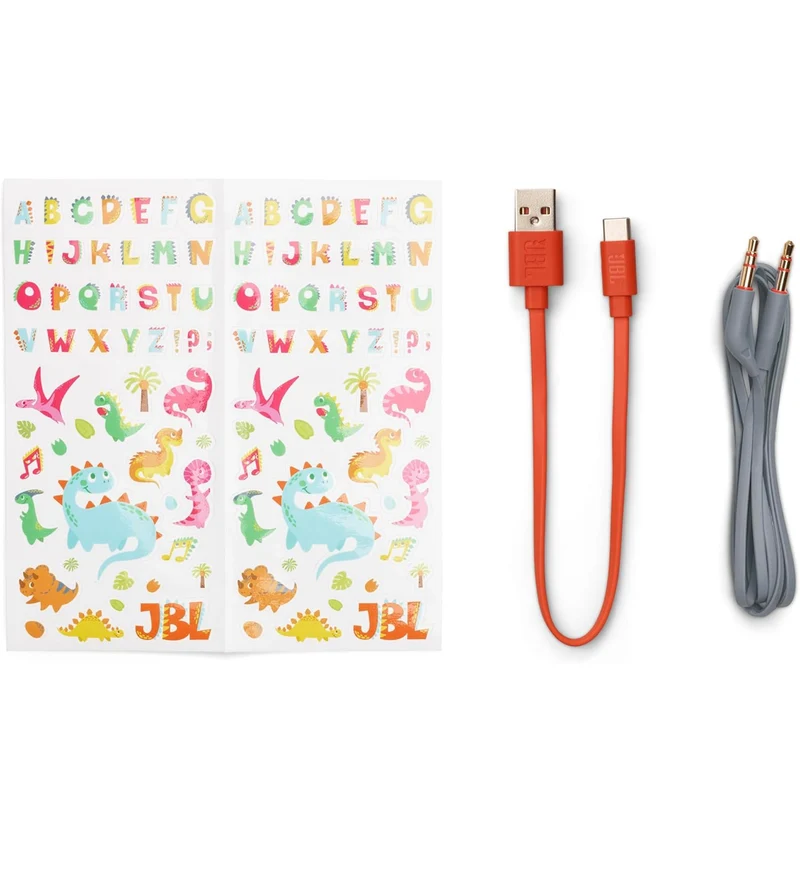 JBL Junior 470NC - Wireless Over-Ear Noise Cancelling Kids Headphones Safe Sound (<85dB), Fit for Kids, Parental Control with Customizable Volume & Playtime and 50Hr Battery Life (White)