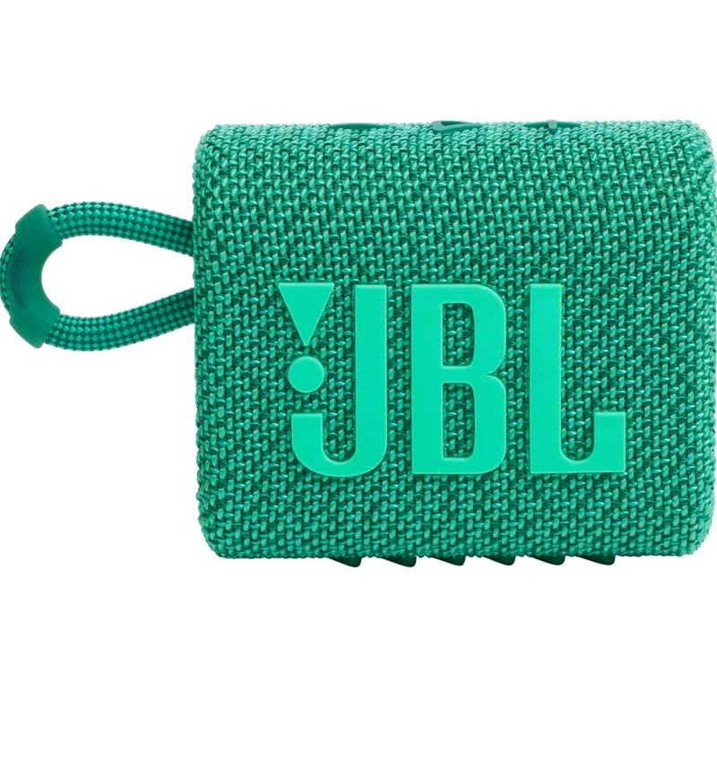 JBL Go 3 Eco - Portable Mini Bluetooth Speaker, big audio and punchy bass, IP67 waterproof- (Eco Green)
