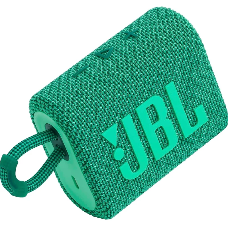 JBL Go 3 Eco - Portable Mini Bluetooth Speaker, big audio and punchy bass, IP67 waterproof- (Eco Green)