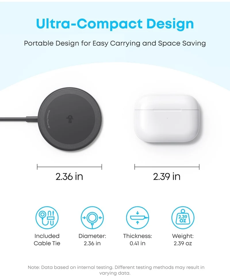 Anker Zolo Magnetic Wireless Charger, 2-Pack Qi2 Certified 15W MagSafe-Compatible - (Black, 2 Pack)