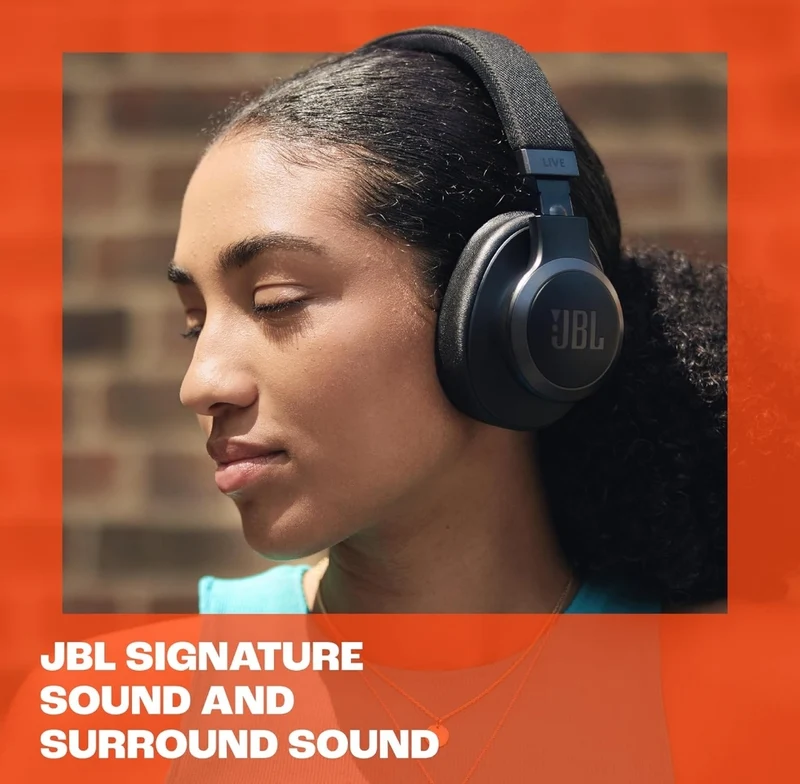 JBL Live 770NC - Wireless Over-Ear Headphones with True Adaptive Noise Cancelling - (White)