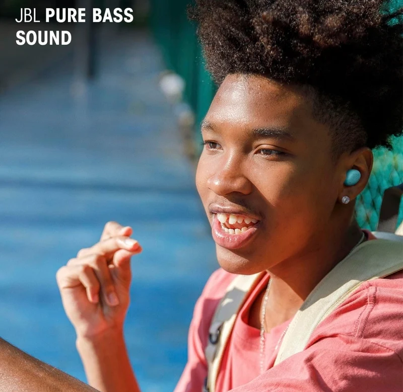 JBL Vibe Buds 2 - True Wireless Noise Cancelling Earbuds Pure Bass Sound- NEW
