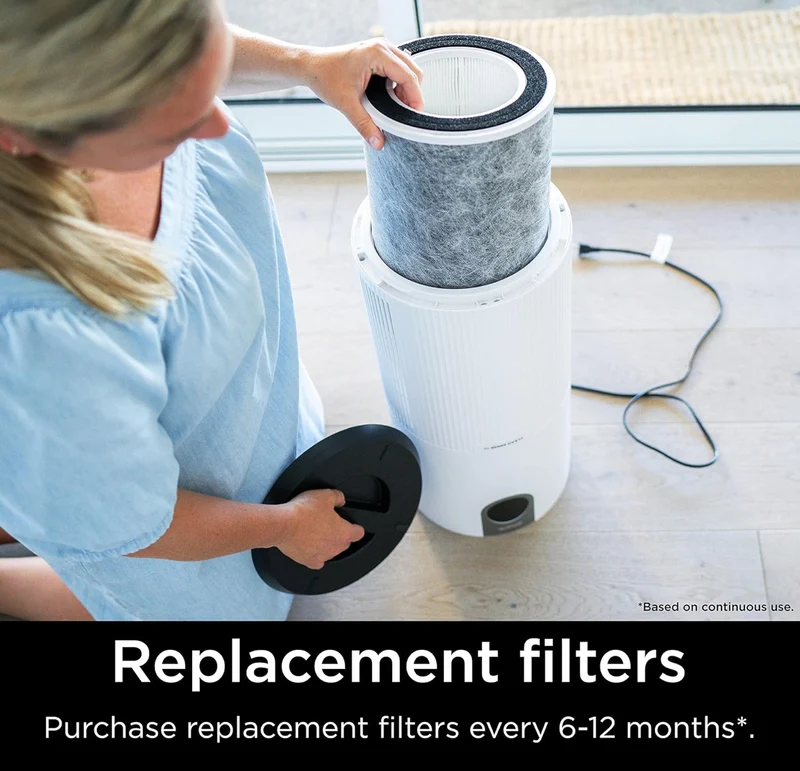 Shark Air Purifier Replacement Filter with Anti-Allergen HEPA, Advanced Odor Lock - NEW