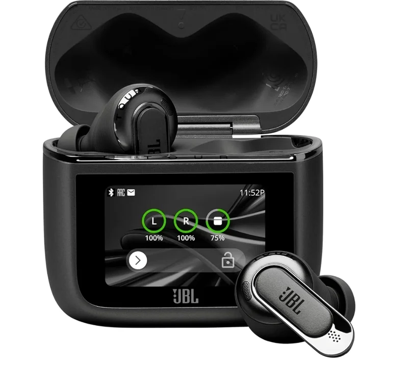 JBL Tour Pro 3 - True Wireless Noise Cancelling Earbuds with Smart Charging Case - (Black)