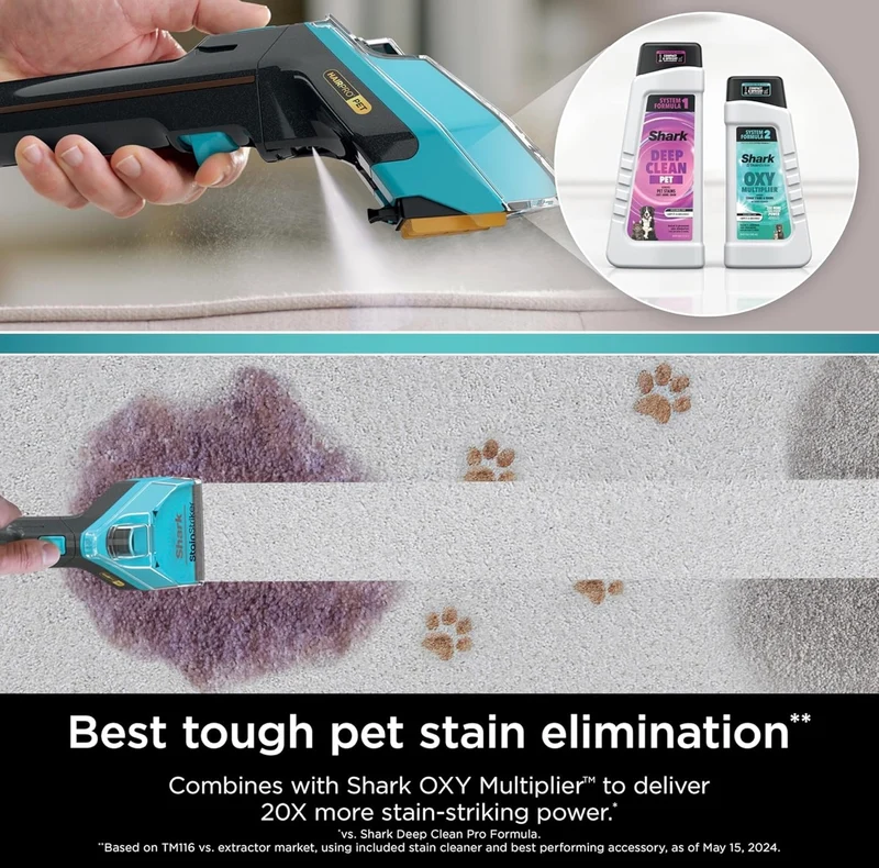 Shark Deep Clean Pet Formula for All Shark Upright and Portable Carpet Cleaners - 48oz