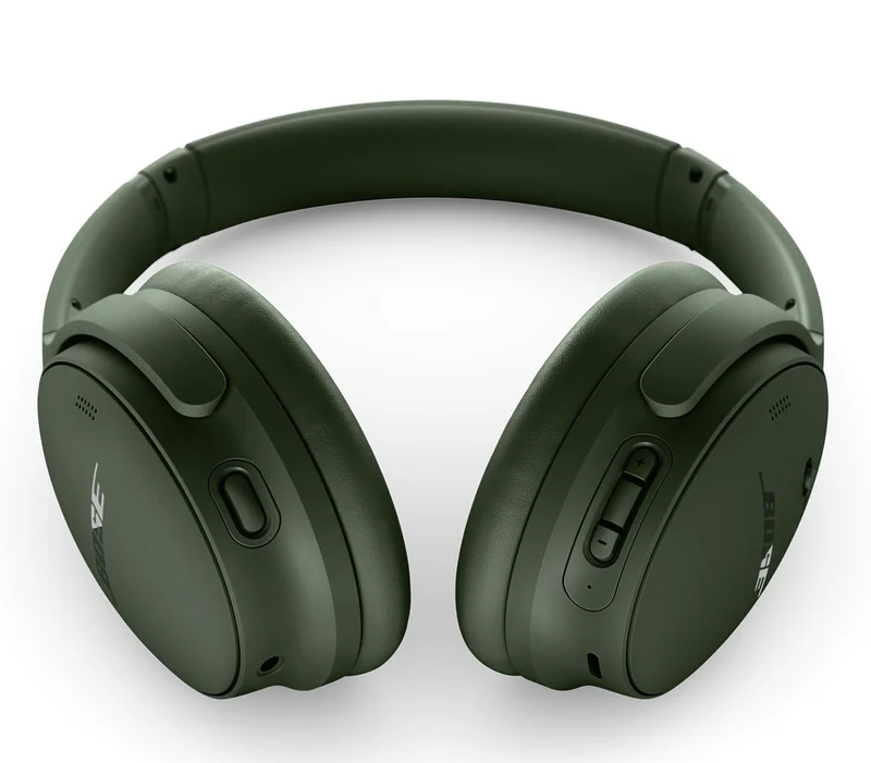 Bose QuietComfort Bluetooth Headphones with Active Over Ear Noise Cancelling and Mic