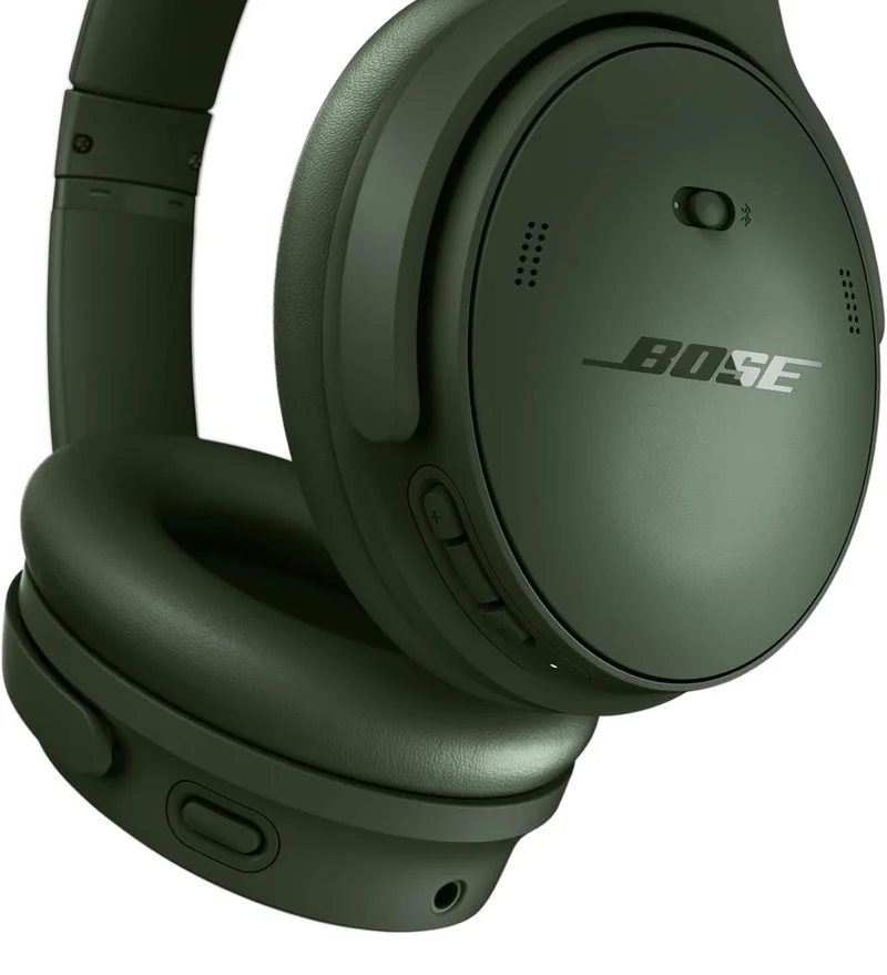 Bose QuietComfort Bluetooth Headphones with Active Over Ear Noise Cancelling and Mic