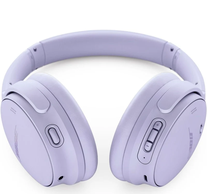 Bose QuietComfort Bluetooth Headphones with Active Over Ear Noise Cancelling and Mic