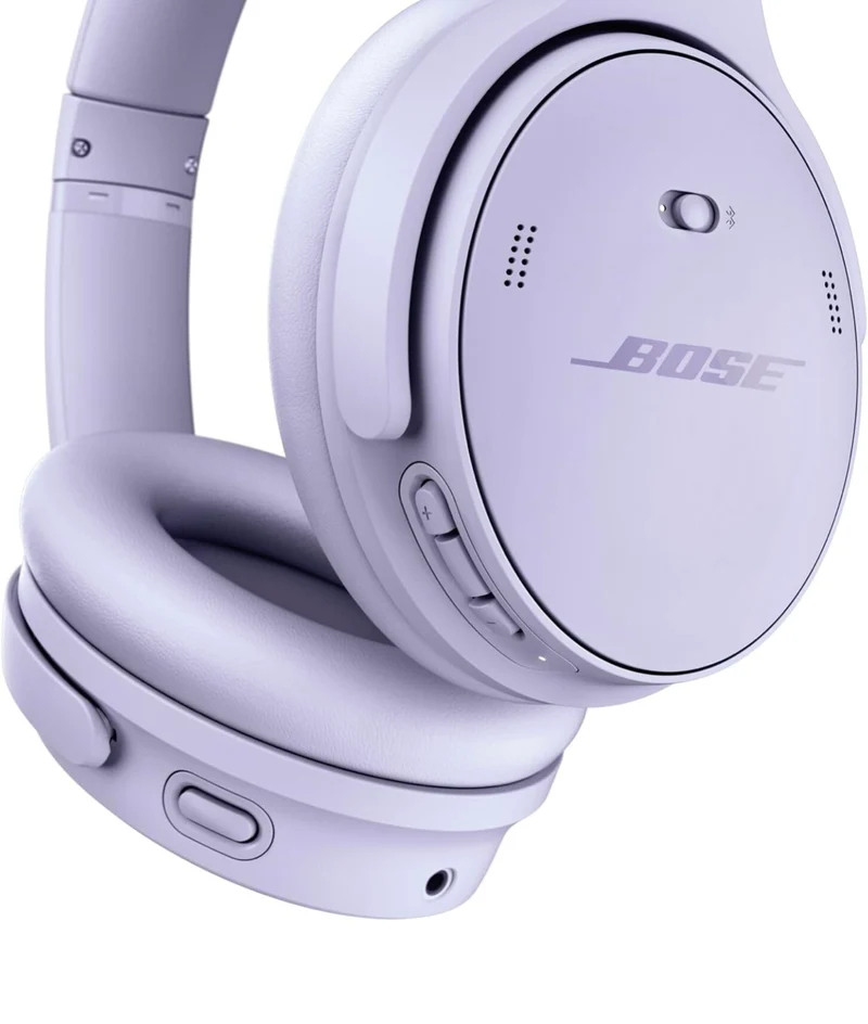 Bose QuietComfort Bluetooth Headphones with Active Over Ear Noise Cancelling and Mic