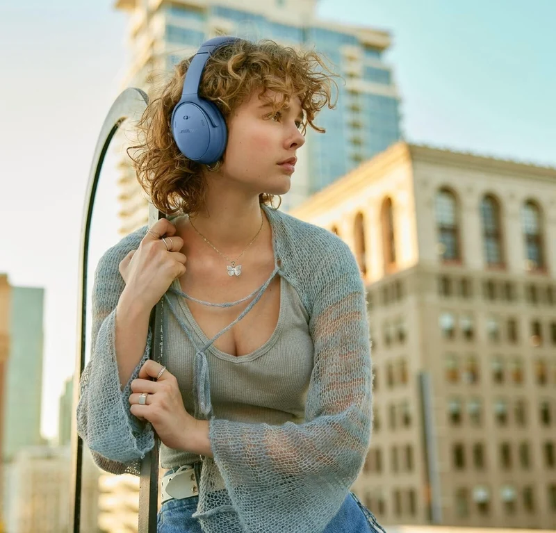 Bose QuietComfort Bluetooth Wireless Headphones with Active Over Ear Noise Cancelling