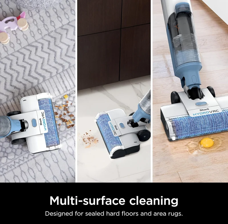 Shark HydroVac 2-Pack Antimicrobial Brushroll for All Sealed Hard Floors and Area Rugs - Purple