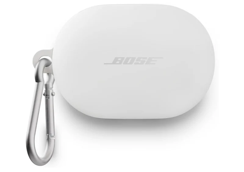 Bose QuietComfort Earbuds Silicone Case Cover, Protective Silicone - White Smoke