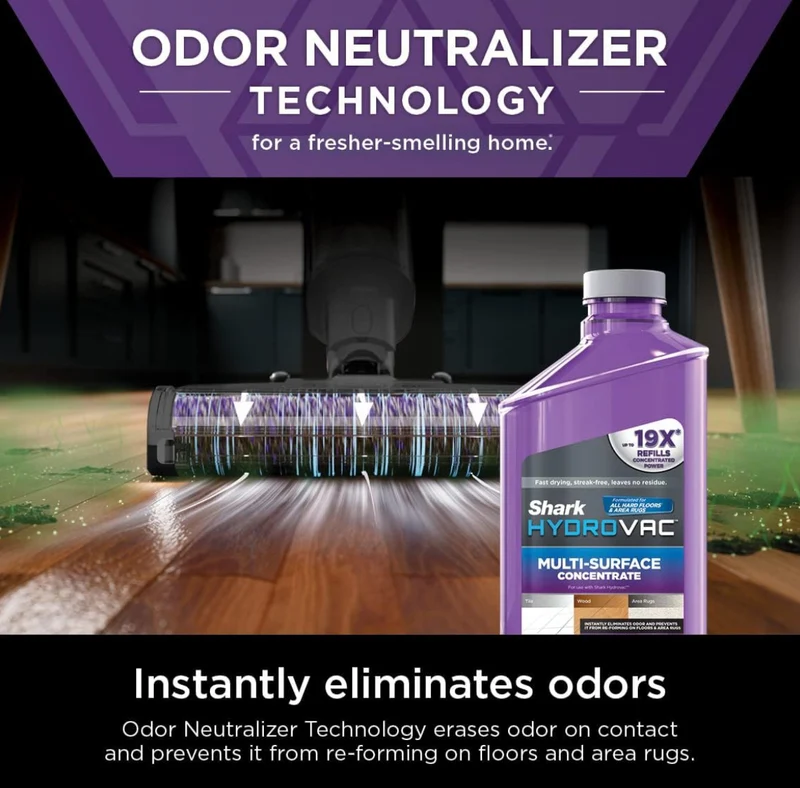 Shark HydroVac Multi-Surface 33-Oz. Concentrate with Odor Neutralizer - Spring Clean Scent