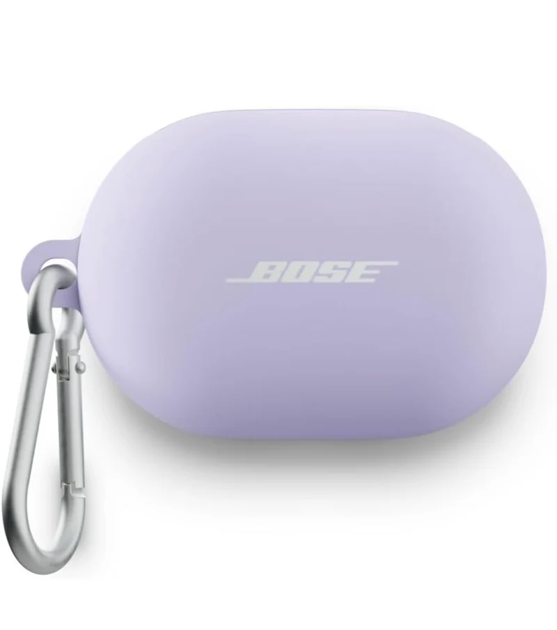 Bose QuietComfort Earbuds Silicone Case Cover, Protective Silicone - Chilled Lilac