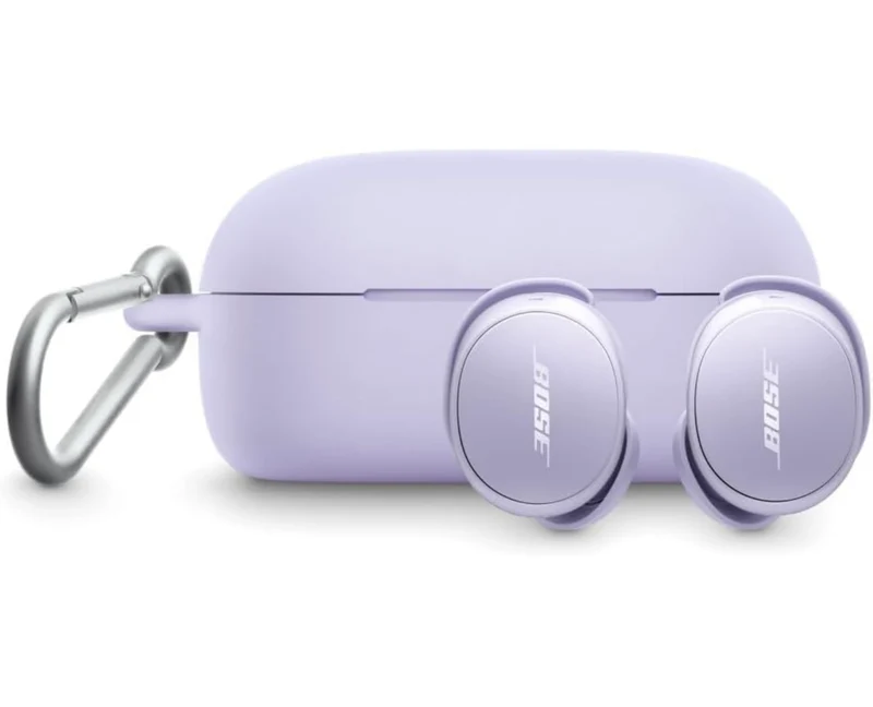 Bose QuietComfort Earbuds Silicone Case Cover, Protective Silicone - Chilled Lilac