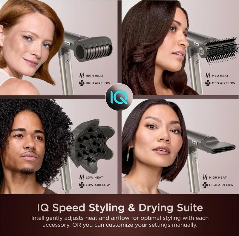 Shark SpeedStyle Pro Flex Professional Performance High-Velocity Hair Dryer System - MS