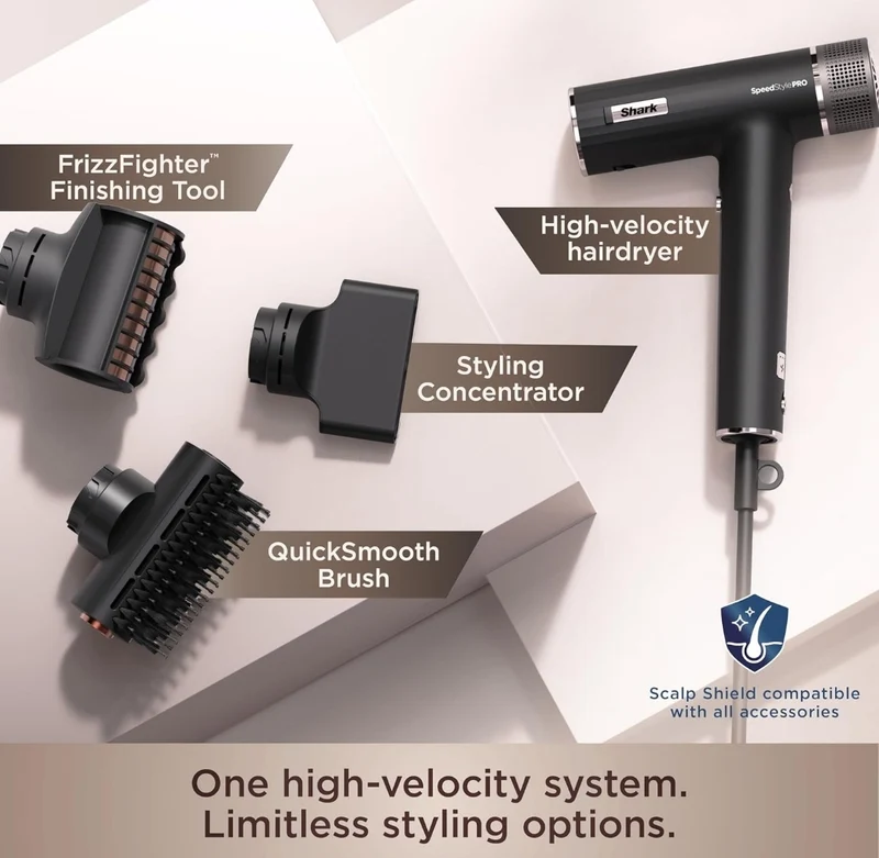 Shark SpeedStyle Pro Professional Performance High-Velocity Hair Dryer System