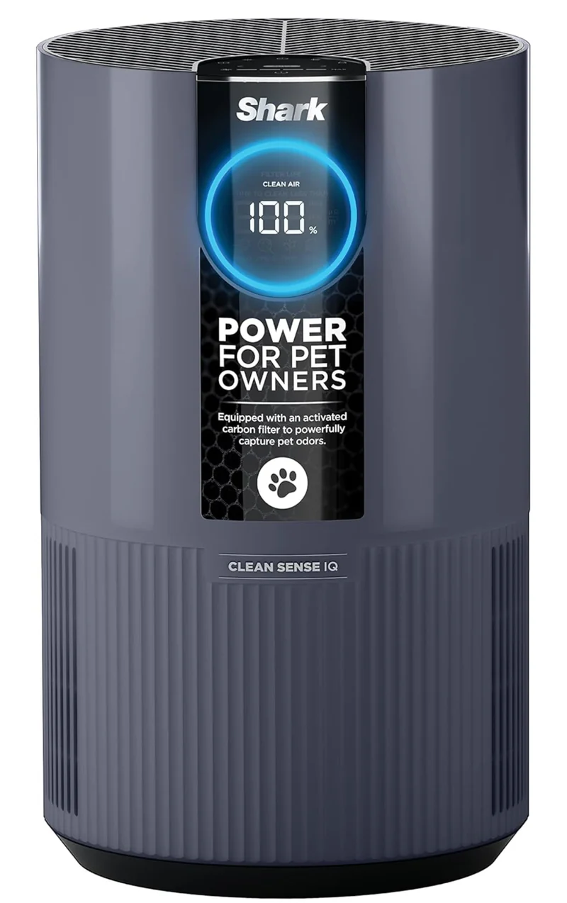 Shark HP102PETPR Clean Sense Air Purifier 500 Sq Ft Small Room