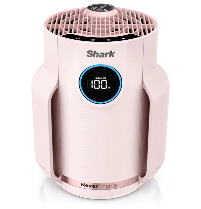 Shark NeverChange Air Purifier Compact Pro with Long-lasting Filtration - QUARTZ