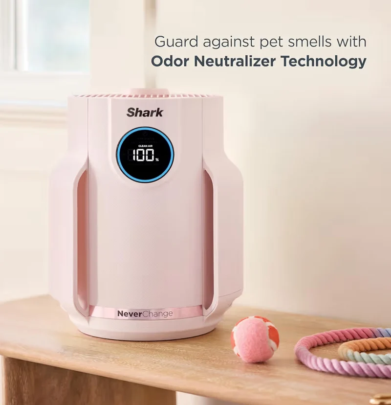 Shark NeverChange Air Purifier Compact Pro with Long-lasting Filtration - QUARTZ