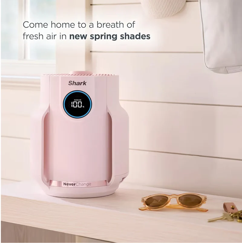 Shark NeverChange Air Purifier Compact Pro with Long-lasting Filtration - QUARTZ