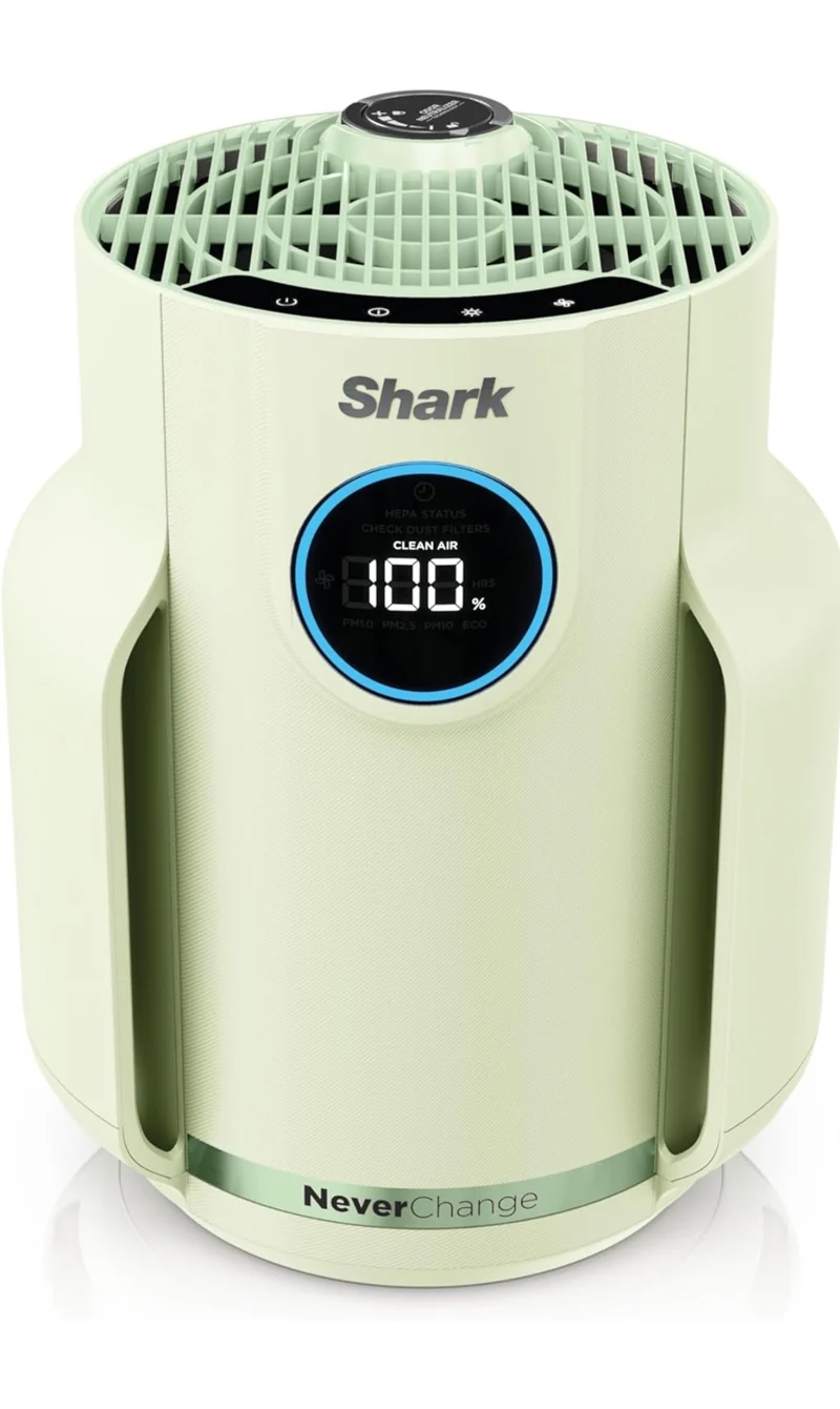 Shark NeverChange Air Purifier Compact Pro with Long-lasting HEPA Exceeding Filtration