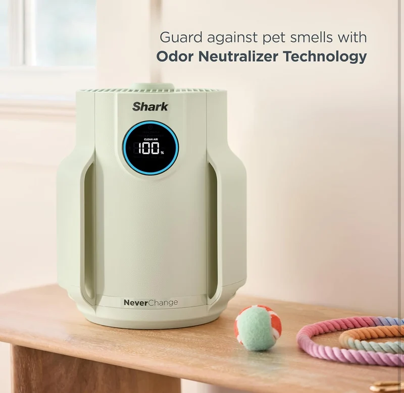 Shark NeverChange Air Purifier Compact Pro with Long-lasting HEPA Exceeding Filtration
