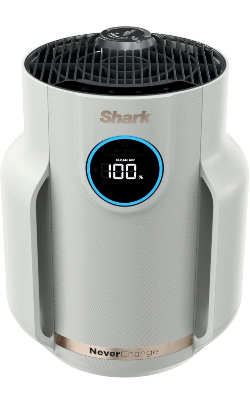 Shark NeverChange Air Purifier Compact Pro, Long-Lasting HEPA-Exceeding Filtration - DOVE