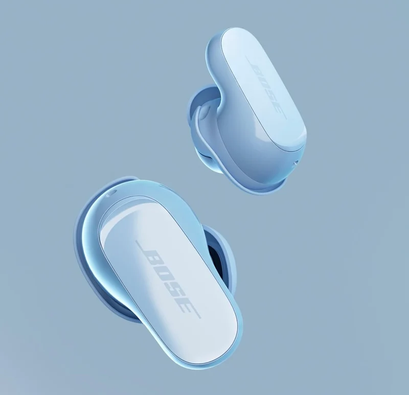 Bose QuietComfort Ultra Wireless Noise Cancelling Earbuds - Moonstone Blue