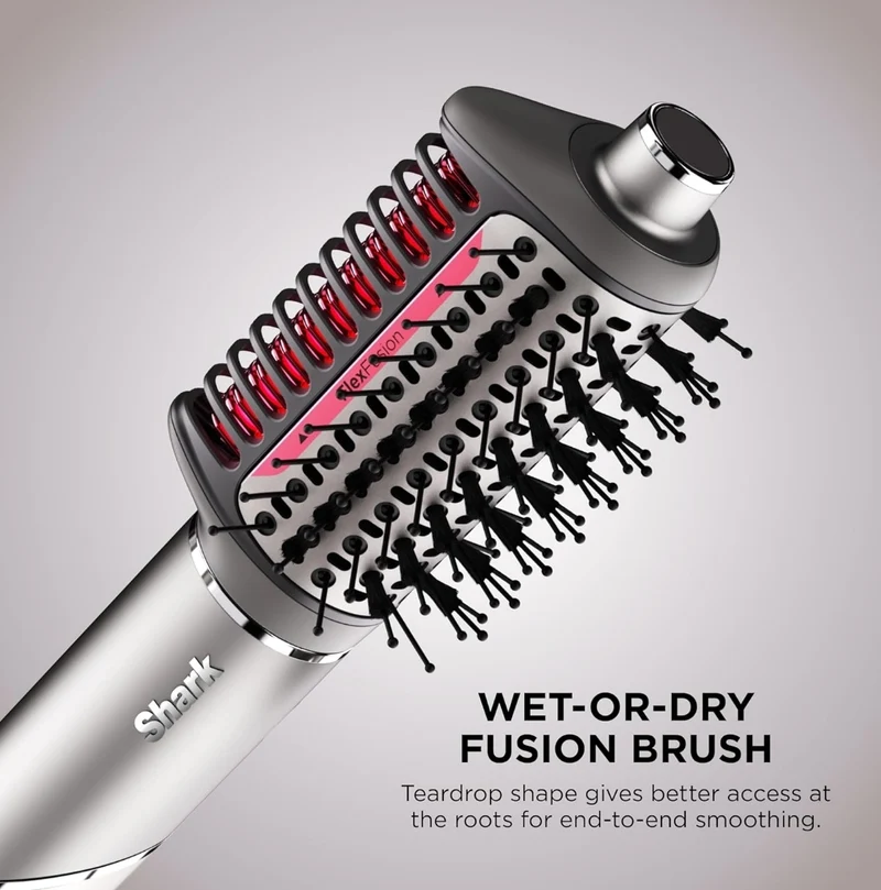 Shark FlexFusion Hair Dryer with Fusion Brush with Auto-Wrap Hair Curlers & Concentrator
