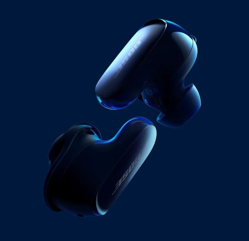 Bose QuietComfort Ultra Bluetooth Earbuds Active Noise Cancellation- Deep Bass- Lunar Blue - Limited Edition