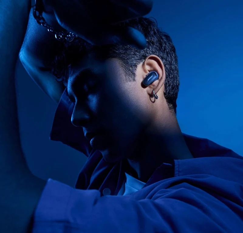 Bose QuietComfort Ultra Bluetooth Earbuds Active Noise Cancellation- Deep Bass- Lunar Blue - Limited Edition