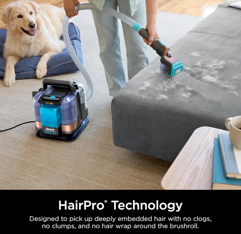 Shark StainStriker HairPro Portable Carpet, Upholstery & Area Rug Cleaner - Copper