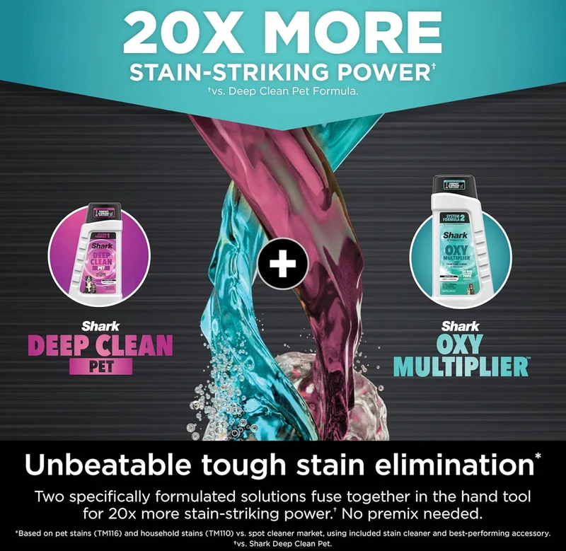 Shark StainStriker HairPro Portable Carpet, Upholstery & Area Rug Cleaner - Copper