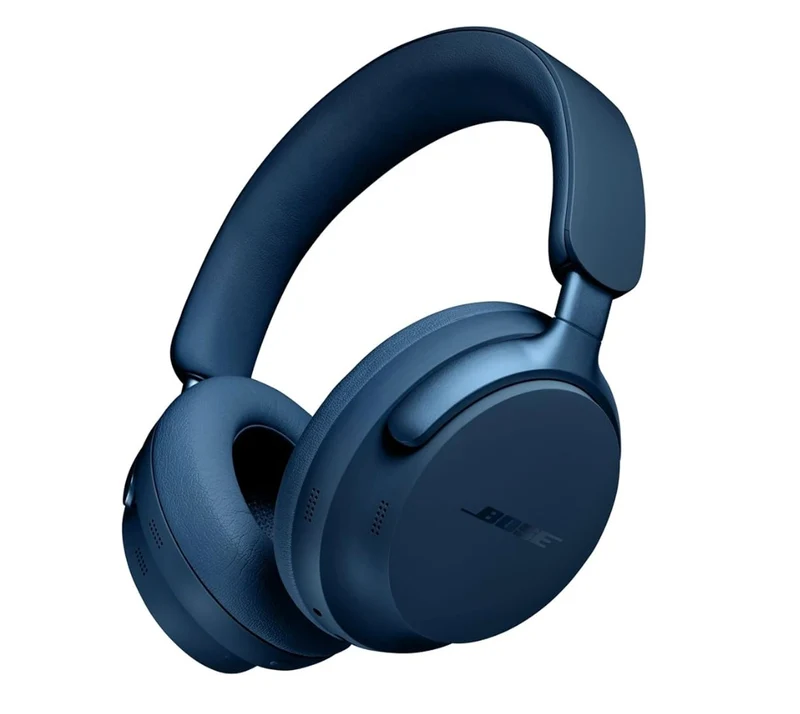 Bose QuietComfort Ultra Bluetooth Wireless Headphones Over Ear Noise Cancelling Lunar Blue