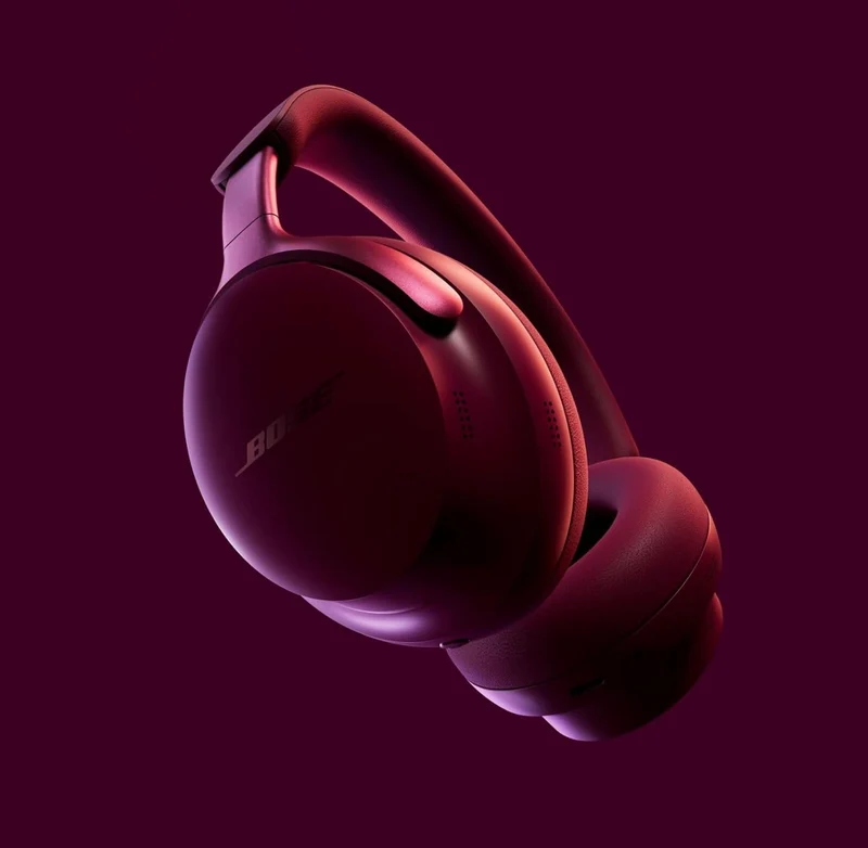 Bose QuietComfort Ultra Bluetooth Headphones Over Ear Noise Cancelling Deep Plum - Limited Edition